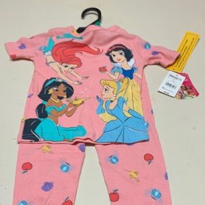 Disney Pink Princess Pajama Set